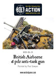 British Airborne 6 pdr gun and crew