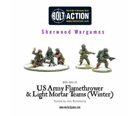US Army Flamethrower & Light Mortar teams (winter)
