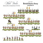 British Starter Army for American Revolution AWI