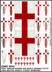 Templar Banner and shield transfers Milites Christi
