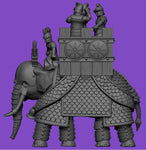 Armoured Elephant with crew