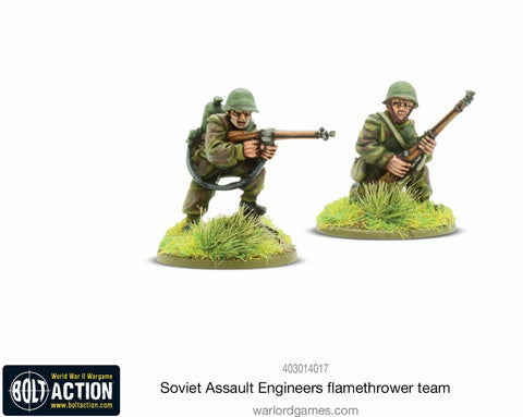 Soviet Assault Engineers Flamethrower team – Sherwood Wargames