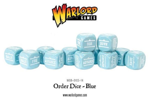 Blue Bolt Action Order dice