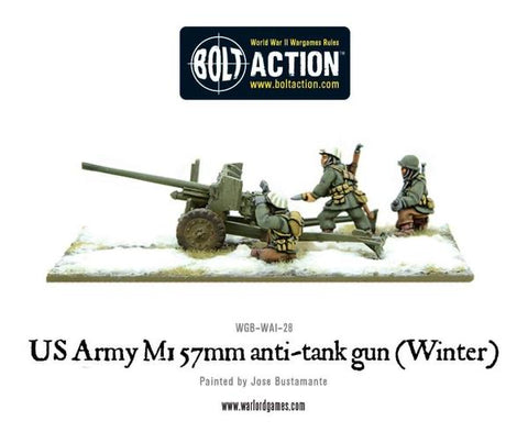 US Army M1 57mm Anti Tank Gun (winter)