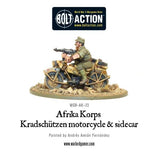 Afrika Korps Kradschutzen Motorcycle & Sidecar