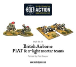 British Airborne PIAT & 2" light mortar teams