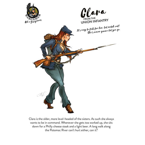 Clara from the Union Infantry