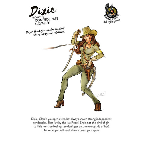 Dixie from the Confederate Cavalry